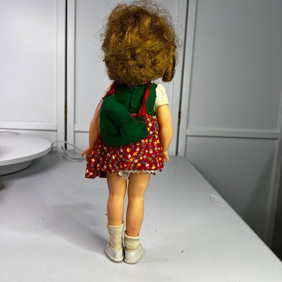 Vintage 1960s Shirley Temple Ideal Doll 14" Toy Collectible In Red Outfit - Picture 11 of 15